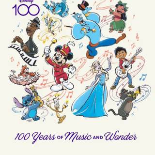Disney 100 Years of Wonder logo wallpaper