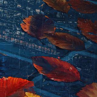 Vertical autumn dark wallpaper