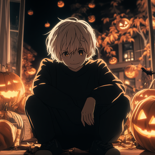 Anime Halloween 4k wallpaper