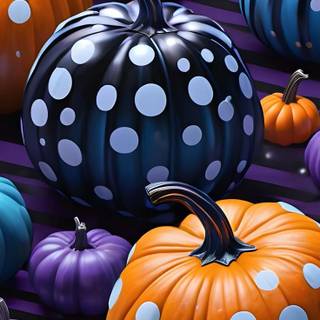 Halloween blue and black wallpaper