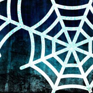 Halloween blue and black wallpaper