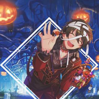 Anime Halloween 4k wallpaper