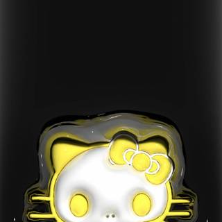 Hello Kitty Halloween 3D wallpaper