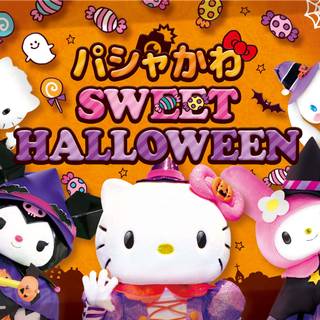 Hello Kitty Halloween 3D wallpaper