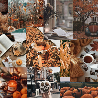 Cozy Halloween autumn wallpaper