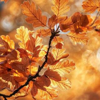 Autumn iPhone leaves wallpaper