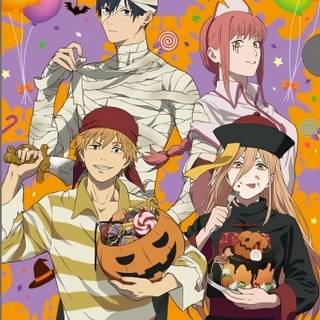 Chainsaw Man Halloween wallpaper