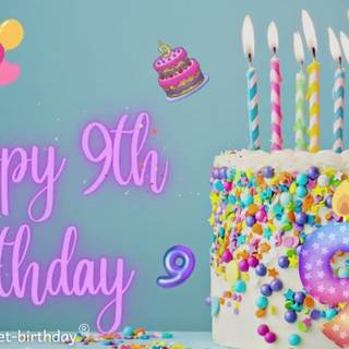 Happy 9th birthday wallpaper