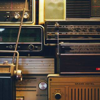 Vintage audio wallpaper