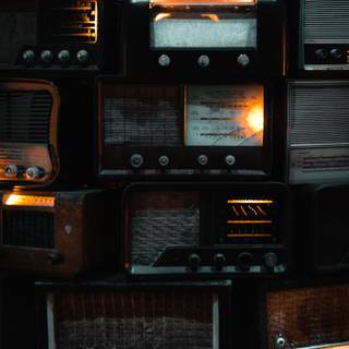 Vintage audio wallpaper