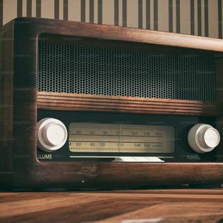 Vintage audio wallpaper