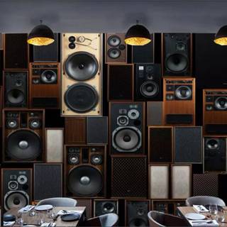 Vintage audio wallpaper