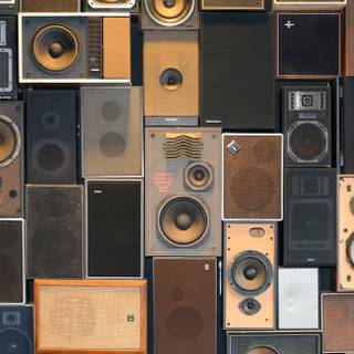 Vintage audio wallpaper