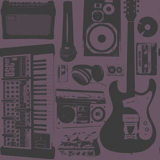 Vintage audio wallpaper