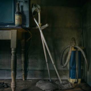Crutches wallpaper