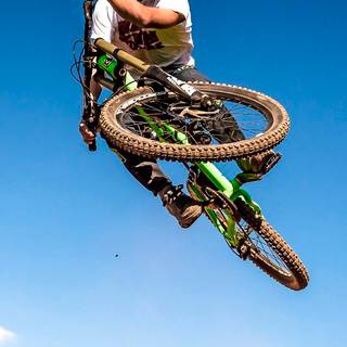 Mountain biker wallpaper