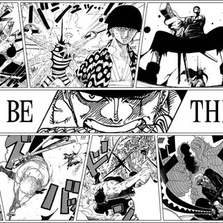 Zoro manga panel wallpaper