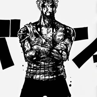 Zoro manga panel wallpaper