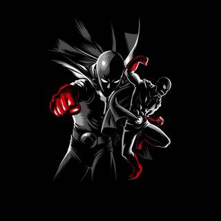 Saitama black wallpaper