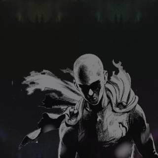 Saitama black wallpaper