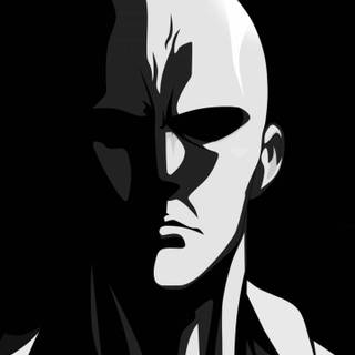 Saitama black wallpaper