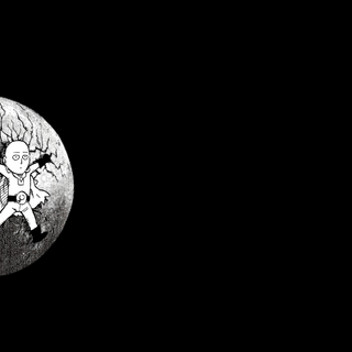 Saitama black wallpaper