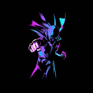 Saitama black wallpaper