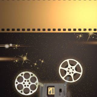 Retro film wallpaper