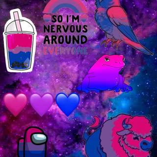 Cute bi wallpaper