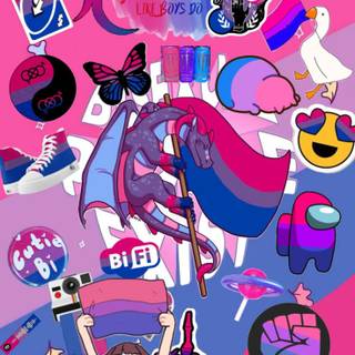 Cute bi wallpaper