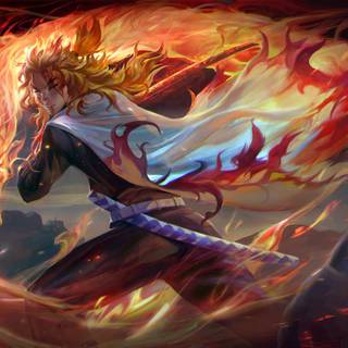 3D Demon Slayer wallpaper