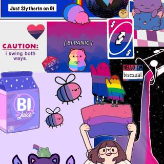 Cute bi wallpaper