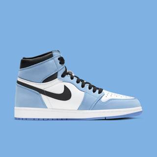 Jordan 1 University blue wallpaper