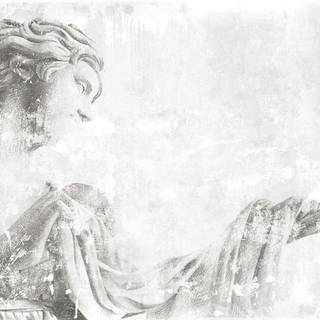 Black and white angel wallpaper