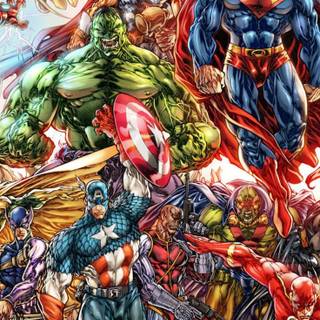 iPhone 4k cartoon Avengers wallpaper