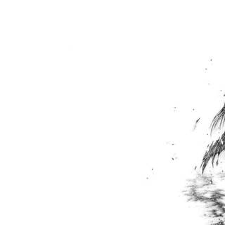 Computer anime white wallpaper