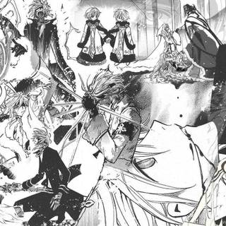 Computer anime white wallpaper