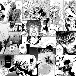 Computer anime white wallpaper