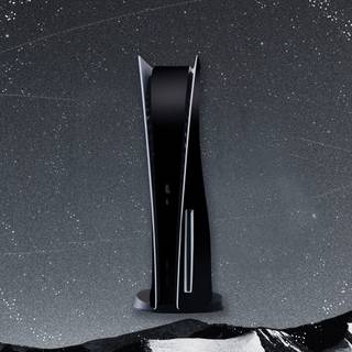 Black and white PS5 PFP wallpaper