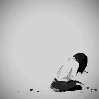 Anime dark grey wallpaper