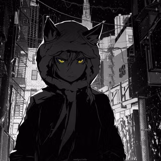 Anime dark grey wallpaper