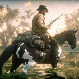 RDR2 4k PS5 wallpaper