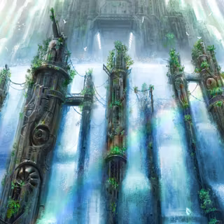 Fantasy architecture wallpaper