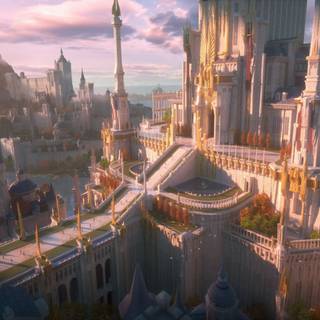 Fantasy architecture wallpaper