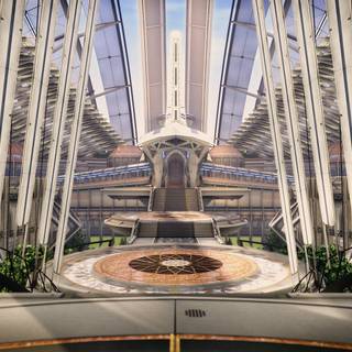 Fantasy architecture wallpaper