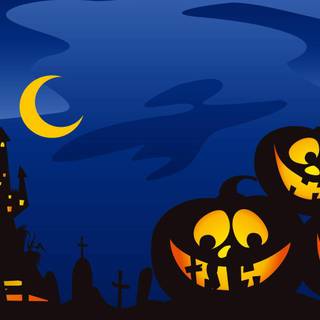 Peaceful Halloween wallpaper