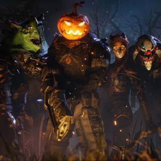 Gamer Halloween wallpaper