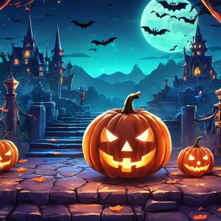 Gamer Halloween wallpaper