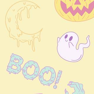 Funny Halloween phone wallpaper