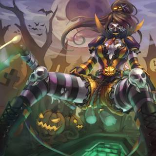 Gamer Halloween wallpaper